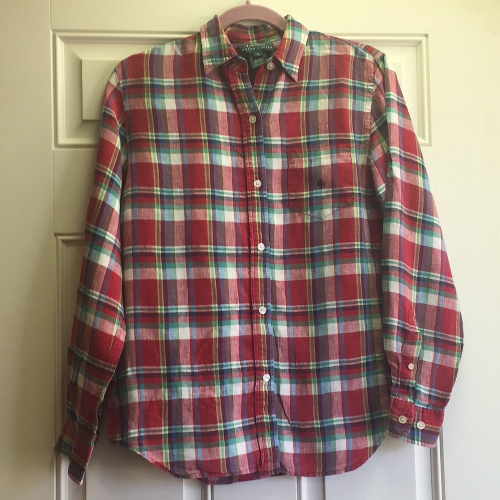 LAUREN Ralph Lauren Linen Shirt S
